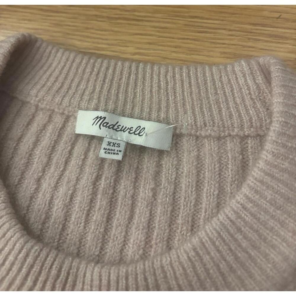 Madewell Bell Sleeve Ribbed Crew Neck Sweater Size XXS - Picture 5 of 9